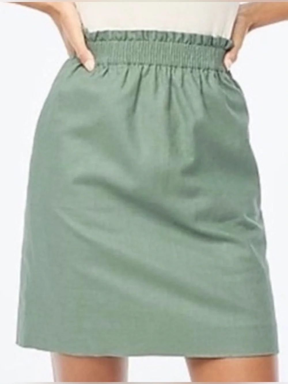 J Crew Linen Blend Skirt. Ladies Size 6